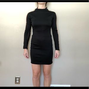 Black mini dress
